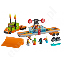 Klocki LEGO City 60294 Ciężarówka kaskaderska